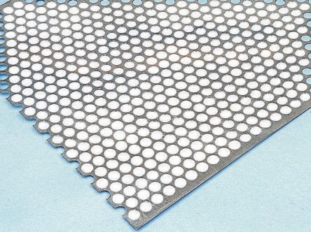 Productafbeelding Rs Pro Roestvrij staalplaat geperforeerd 4,8 mm (500 mm, 500 mm, 0.55 mm)