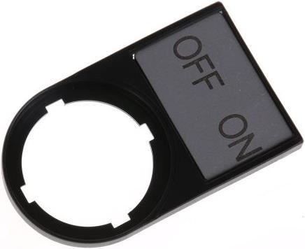 Actual product image Eaton Holder with insert sign Off/On