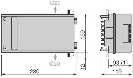Actual product image Schneider Electric Connector f. Canalis cable rail