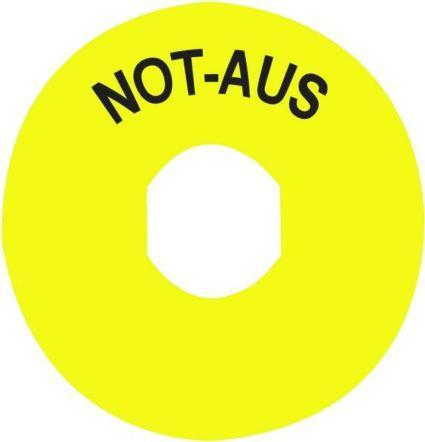 Image du produit ABB Panneau d'arrêt d'urgence 60mm "Emergency Stop