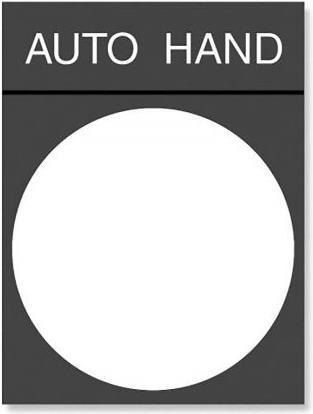 Produktbild Schneider Electric Bezeichnungsschild Auto-Hand