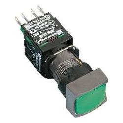 Thumbnail - Schneider Electric Leuchtdrucktaster XB6DF3B1B, Taster + Schalter, Grün