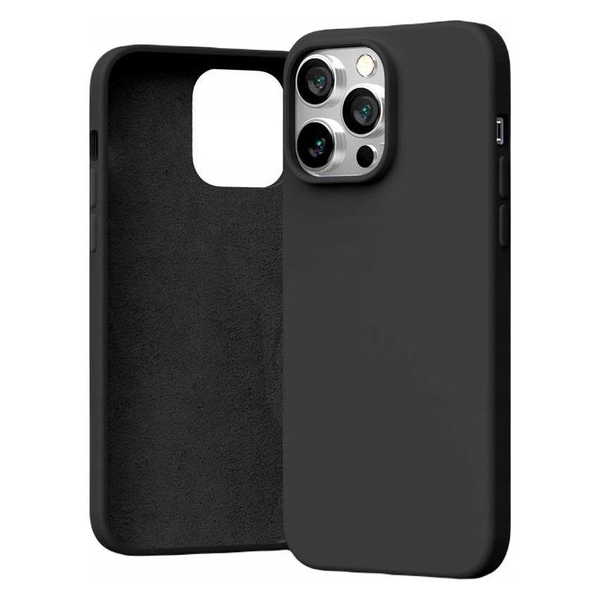 Mercury Nero Silicone Iphone 14 6,1 Czarny (Apple Iphone 13, Apple Iphone 14), Cover Smartphone,