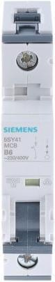 Actual product image Siemens Circuit breaker 1 pole 6A type B