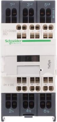Produktbild Schneider Electric Schütz 9 A 1C 1O 24 VCC LC1D093BD