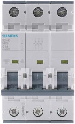 Produktbild Siemens Sicherungsautomat 3-polig 16A Typ C