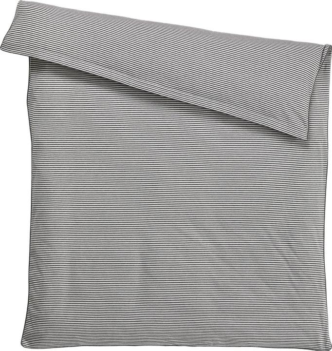 Actual product image Living Home Melange Jersey Stripes (Duvet cover, 160 x 210 cm)