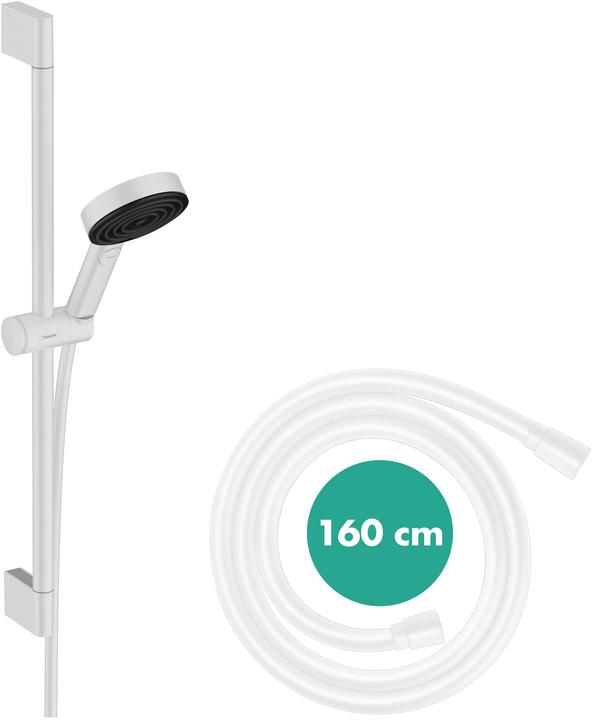 Actual product image hansgrohe Pulsify Select shower set 105 3jet Relaxation (matt white) (3 Beam types, 11.40 l/min)