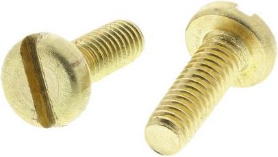 Produktbild RS PRO Schrauben Schlitz M4x12mm (1 Schraube pro Stück)