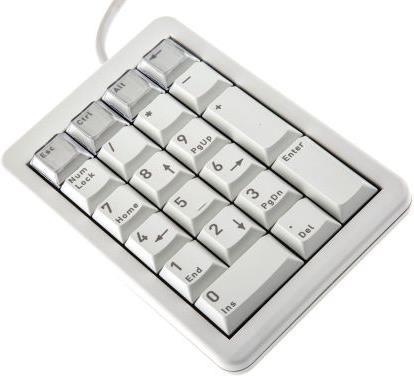 Image du produit CHERRY Clavier numérique gris clair USB (Pavé numérique, Filaire)