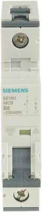 Produktbild Siemens Sicherungsautomat 5SY6 6A Typ B 6kA