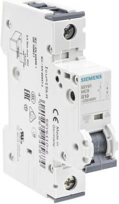 Produktbild Siemens Sicherungsautomat 5SY6 10A Typ B 6kA