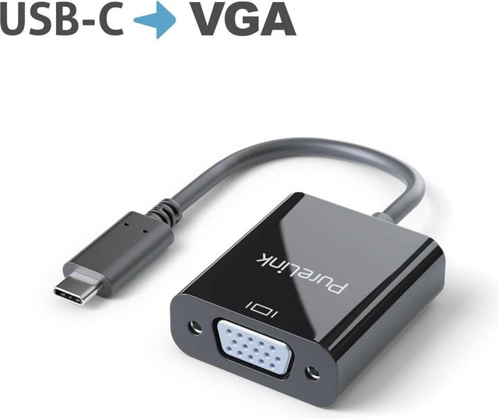 Produktbild Purelink USB Typ-C auf VGA (VGA, 10 cm)