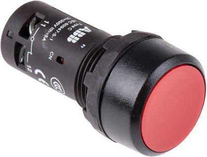 Produktbild ABB Drucktaster 1Öffner rot