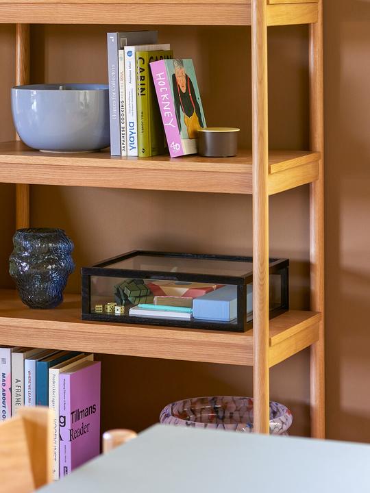 Actual product image Hübsch District Storage Box Small Brown/Yellow (10 cm)