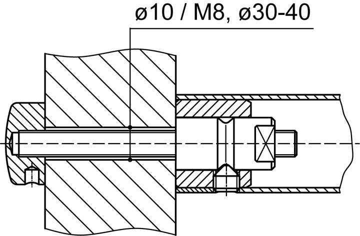 Dormakaba Mounting sets OGRO GZ 202 (Door handle)