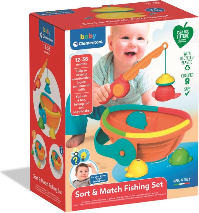 Clementoni baby Fishing rod with boat PFF 17717