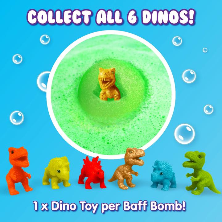 Actual product image Zimpli Kids 3x Baff Bombz Surprise Collectible Dinosaur Bath Bomb (Bath bombs)