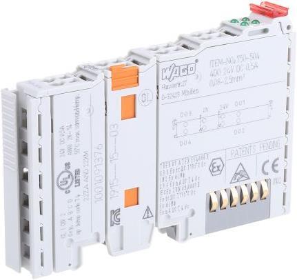 Image du produit Wago Sortie numérique 4 canaux DC 24 V - 0.5