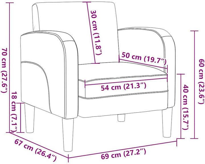 Produktbild vidaXL Sessel