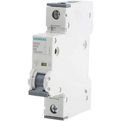 Siemens, Schutzschalter, Sicherungsautomat 5SY6 3A Typ C 6kA