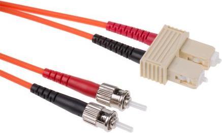 Image du produit RS PRO Câble patch à fibres optiques 62,5DX ST-SC 1m (1 m)