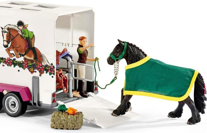 Image du produit Schleich Pick-up avec remorque à chevaux