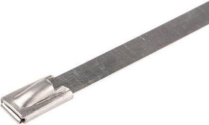 Produktbild RS PRO Kabelbinder Edelstahlbinder 520x7,9mm (Metallkabelbinder, 520 mm, 100 Stk.)