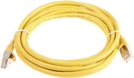 Image du produit RS PRO Câble patch cat.5e FTP 3m jaune (F/UTP, CAT5e, 3 m)