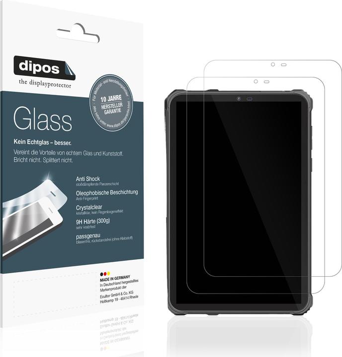 Actual product image Dipos Anti-Shock Screen Protector Clear (Oukitel RT3 Pro)