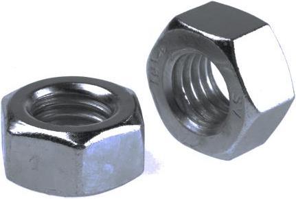 Actual product image RS PRO ISO nuts galvanized M12 (M12)