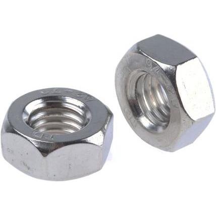 RS PRO, Dadi + Rondelle, Dadi esagonali in acciaio inox M10 (M10)