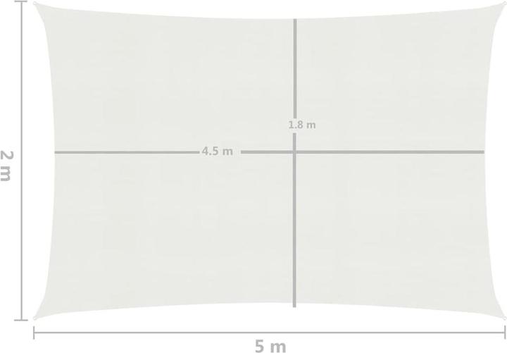 Actual product image vidaXL Sonnensegel (200 x 500 cm)