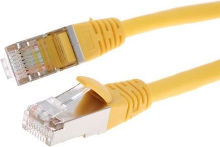 Image du produit RS PRO Câble patch cat.5e FTP 5m jaune (F/UTP, CAT5e, 5 m)