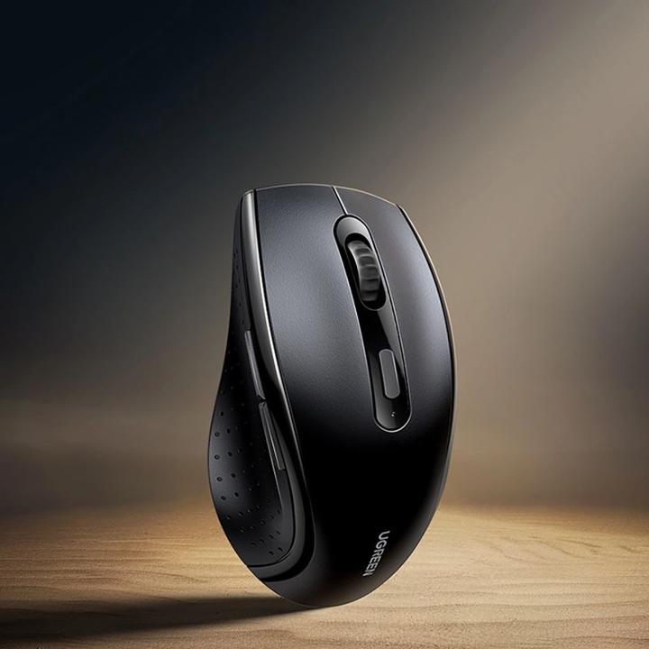 Actual product image Ugreen - Wireless Mouse M511 (45012) - 2.4G, Ergonomic Design, 6 Buttons, 800/1200/1600DPI - Black (Wireless)