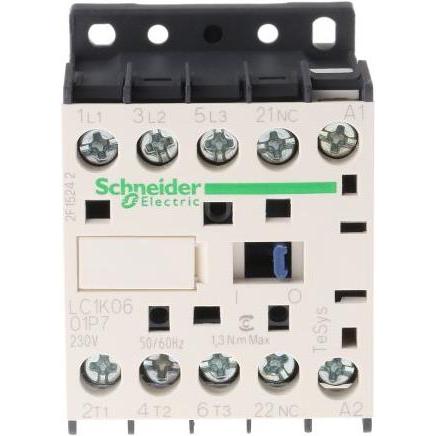 Thumbnail - Schneider Electric Leistungsschütz 220VAC 2,2kW 6A, Relais