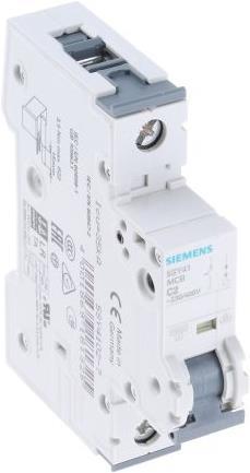 Produktbild Siemens Sicherungsautomat 1-polig 2A Typ C