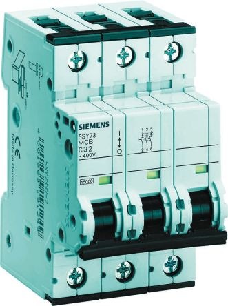 Actual product image Siemens Circuit breaker 15kA 3-pole C20