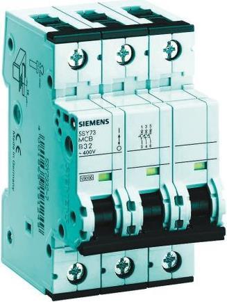 Produktbild Siemens Sicherungsautomat 15kA 3-polig B32