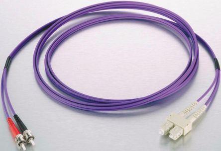 Image du produit RS PRO Câble patch 50/125 LC-ST OM3 10 (0.24 m)
