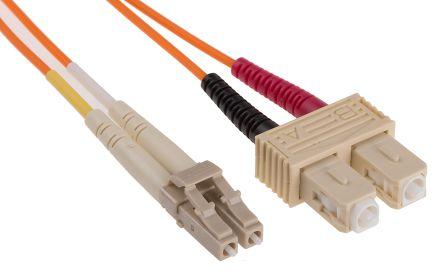 Actual product image RS PRO Patch cable 62.5/125 LC-SC DX 3 (0.29 m)