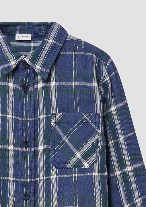 Immagine prodotto s.Oliver Hemd Weiches Flanellhemd mit Karo-Muster (92, 98)