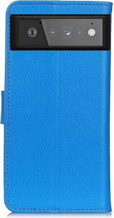 Actual product image Cover-Discount Google Pixel 6 - leather case cover blue (Google Pixel 6)