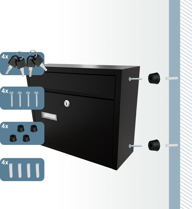 Productafbeelding Relaxdays Briefkasten