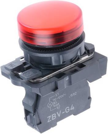 Produktbild Schneider Electric Leuchtmelder LED 48-120VAC rot XB5AVG4