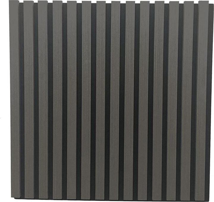 Endorphin 1 Stück Akustikpaneel Muster quadratisch Holzfunier Wallnuss schwarz (3 Stk.)