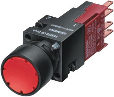 Actual product image Siemens Illuminated pushbutton red