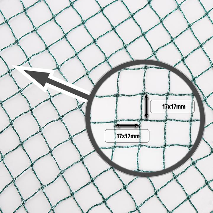 Actual product image Aquagart Teichnetz 8m x 8m Reiherschutz Silonetz Laubschutznetz Vogelschutznetz Laubnetz