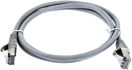 Produktbild RS PRO Patchkabel Kat.5e FTP 1m grau (FTP, CAT5e, 1 m)