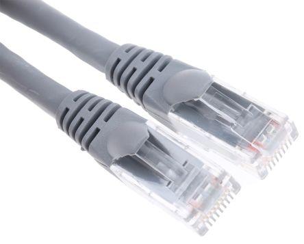 Produktbild RS PRO Patchkabel Kat.6 UTP LSZH 5m grau (U/UTP, CAT6, 5 m)